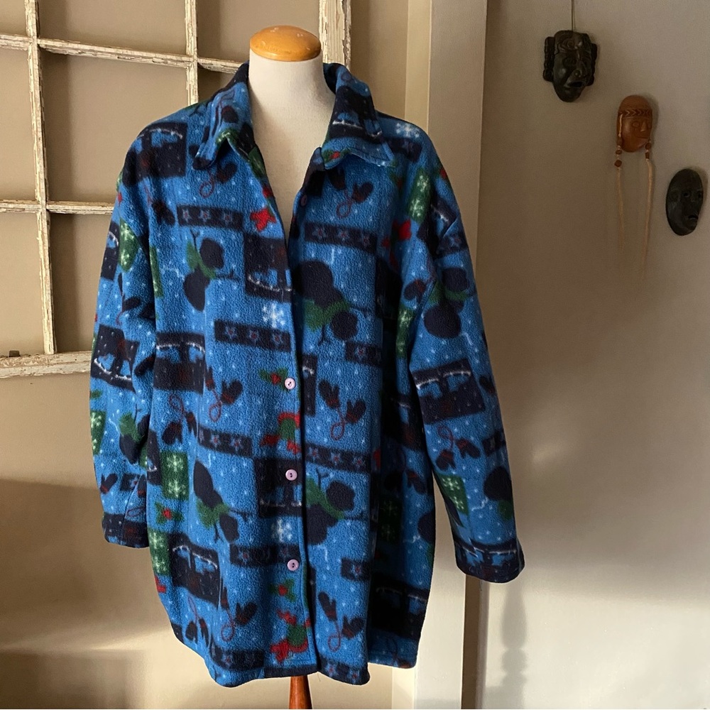 Vintage Fleece Shacket from 90s